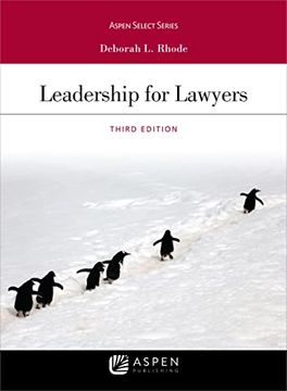 portada Leadership for Lawyers (Aspen Select Series) (en Inglés)
