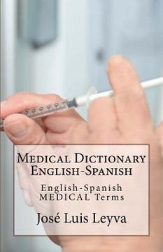portada Medical Dictionary English-Spanish: English-Spanish Medical Terms (en Inglés)