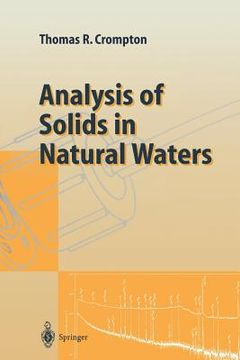 portada analysis of solids in natural waters