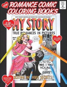 portada Romance Comic Coloring Book #2 (en Inglés)
