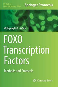 portada Foxo Transcription Factors: Methods and Protocols (Methods in Molecular Biology) (en Inglés)