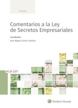portada Comentarios a la ley de Secretos Empresariales (in Spanish)