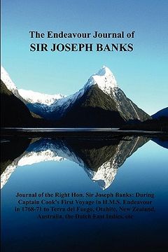 portada the endeavour journal of sir joseph banks (en Inglés)