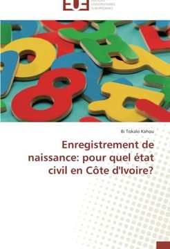 portada Enregistrement de naissance: pour quel état civil en Côte d'Ivoire?