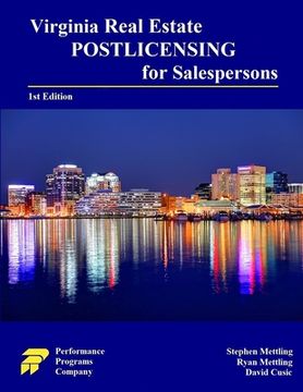 portada Virginia Real Estate Postlicensing for Salespersons (in English)