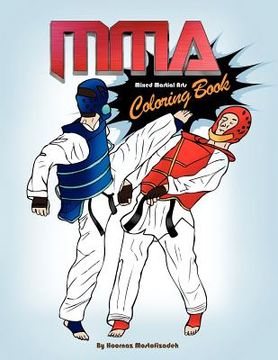 portada mma coloring book; mixed martial arts coloring book (in English)