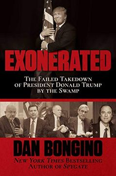 portada Exonerated: The Failed Takedown of President Donald Trump by the Swamp (en Inglés)