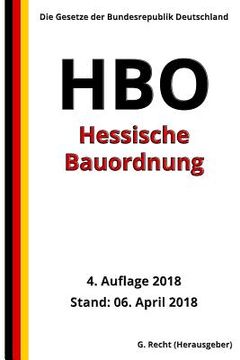portada Hessische Bauordnung - HBO, 4. Auflage 2018 (en Alemán)