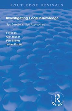 portada Investigating Local Knowledge: New Directions, new Approaches (Routledge Revivals) (en Inglés)