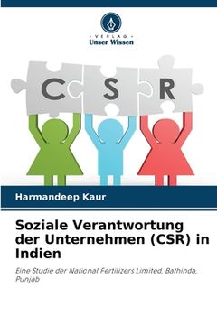 portada Soziale Verantwortung der Unternehmen (CSR) in Indien (en Alemán)