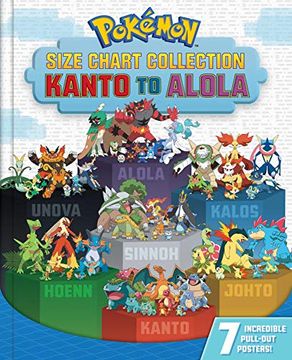portada Pokémon Size Chart Collection: Kanto to Alola (en Inglés)