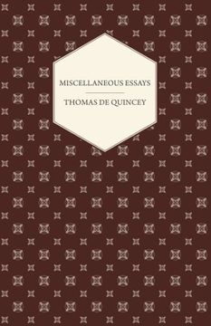 portada Miscellaneous Essays (en Inglés)