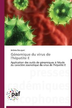 portada Genomique Du Virus de L'Hepatite E
