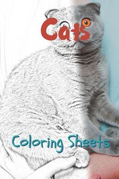 portada Cat Coloring Sheets: 30 Cat Drawings, Coloring Sheets Adults Relaxation, Coloring Book for Kids, for Girls, Volume 10