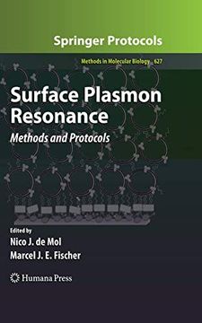 portada Surface Plasmon Resonance: Methods and Protocols (Methods in Molecular Biology, 627) (en Inglés)