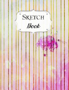 portada Sketch Book: Watercolor Sketchbook Scetchpad for Drawing or Doodling Notebook Pad for Creative Artists #1 Pink Striped (en Inglés)