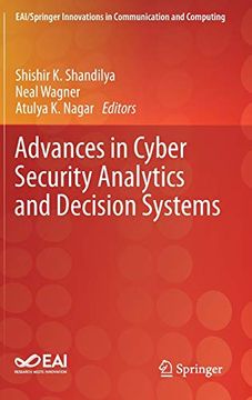 portada Advances in Cyber Security Analytics and Decision Systems (Eai (en Inglés)