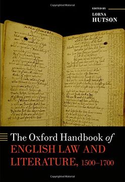 portada The Oxford Handbook of English law and Literature, 1500-1700 (Oxford Handbooks) (en Inglés)