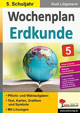 portada Wochenplan Erdkunde / Klasse 5 (in German)