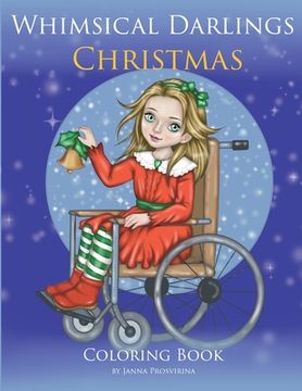 portada Whimsical Darlings: Christmas: Coloring Book (en Inglés)