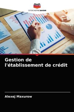 portada Gestion de l'établissement de crédit (en Francés)