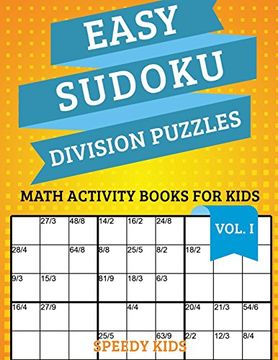 portada Easy Sudoku Division Puzzles Vol I: Math Activity Books for Kids