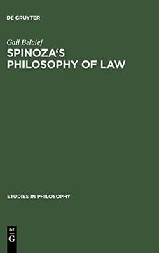 portada Spinoza's Philosophy of law (Studies in Philosophy) (in English)