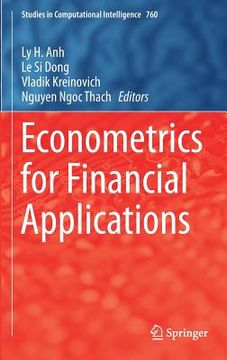 portada Econometrics for Financial Applications (en Inglés)