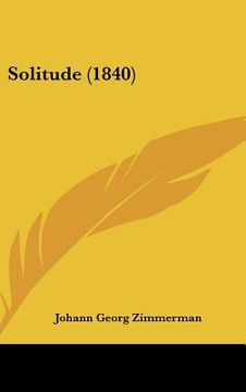 portada solitude (1840) (en Inglés)