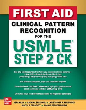 portada First Aid Clinical Pattern Recognition for the USMLE Step 2 Ck