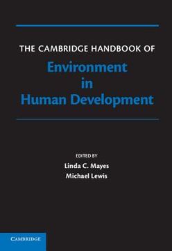portada the cambridge handbook of environment in human development