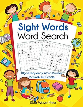 portada Sight Words Word Search: High-Frequency Word Puzzles for Prek-1St Grade 