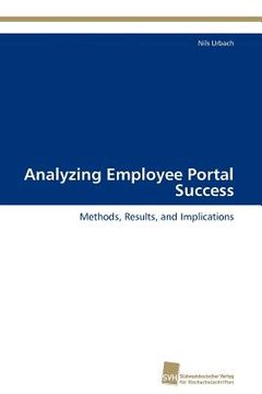 portada analyzing employee portal success (en Inglés)
