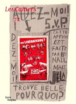 portada Les Cahiers du Musee National D'art Moderne 72 ete 2000