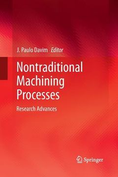 portada Nontraditional Machining Processes: Research Advances (en Inglés)