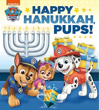 portada Happy Hanukkah, Pups! (Paw Patrol) (en Inglés)