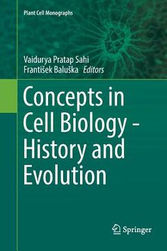 portada Concepts in Cell Biology - History and Evolution (en Inglés)