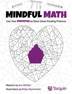 portada Mindful Math 3: Use Your Statistics to Solve These Puzzling Pictures (en Inglés)