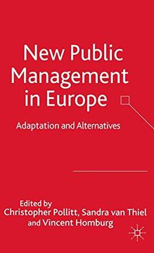portada New Public Management in Europe: Adaptation and Alternatives (en Inglés)