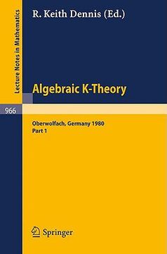 portada algebraic k-theory. proceedings of a conference held at oberwolfach, june 1980 (in French)