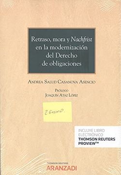 portada Retraso Mora y Nachfrist en la Modernizacion del Derecho ob