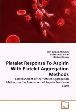 portada platelet response to aspirin with platelet aggregation methods (en Inglés)