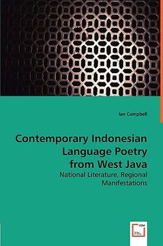 portada contemporary indonesian language poetry from west java