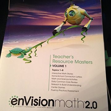 portada Teacher's Resource Masters - Volume 1 - Envision math 2.0
