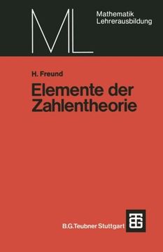 portada Elemente der Zahlentheorie (Mathematik für die Lehrerausbildung) (German Edition)