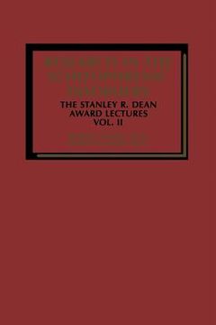portada Research in the Schizophrenic Disorders: The Stanley R. Dean Award Lectures Vol. II