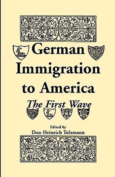 portada german immigration in america: the first wave (en Inglés)