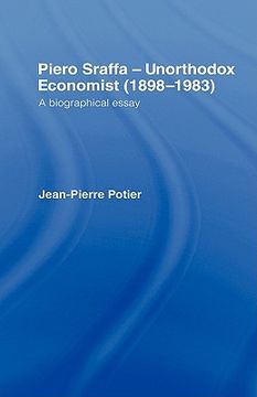 portada piero sraffa, unorthodox economist (1898-1983): a biographical essay (en Inglés)