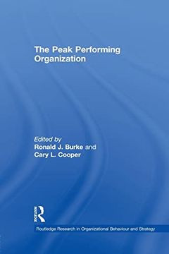 portada The Peak Performing Organization (Routledge Research in Strategic Management) (en Inglés)