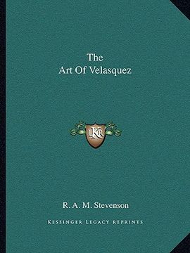 portada the art of velasquez (in English)
